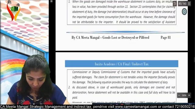 Custom - Chapter 8 - Protection to Importers Part 3 and Last Part by CA Meeta Mangal смотреть онлайн