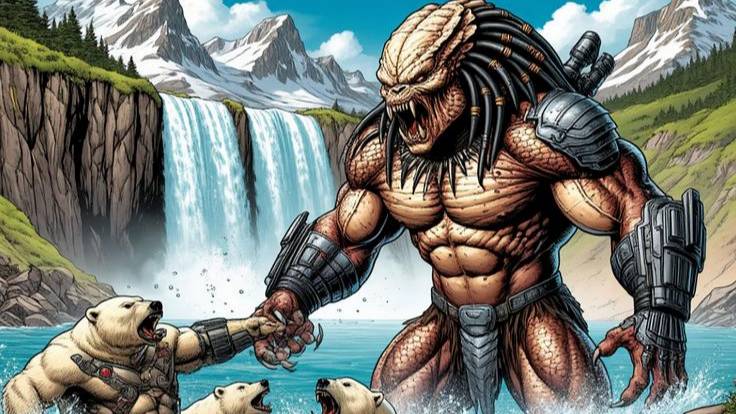 Хищники против медведей - Alexander Nakarada - Battle of the creek