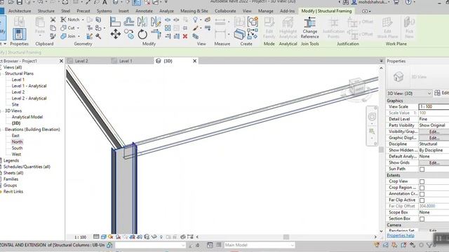 | Steel Structure & Connection in Revit 2022 Hindi | By Mohd Shahrukh Sir |A Complete Course on BIM смотреть онлайн