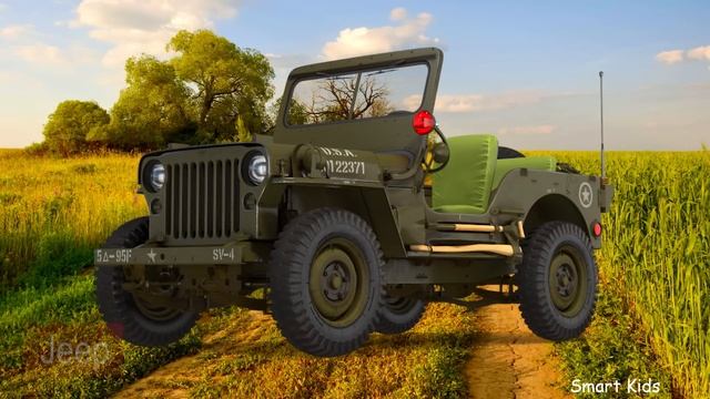 Learn Military vehicles for Children in English | Learning Sounds and names Transport смотреть онлайн
