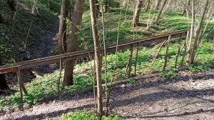 Интересный старый мостик из бревен в Битцевском лесопарке.Москва
Достопримечательность,есть на карте