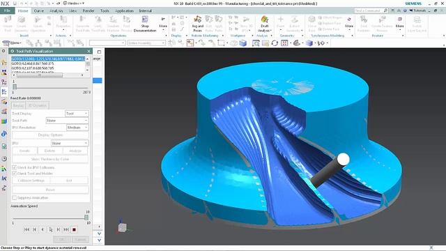 Controlling Simulation Tolerances in NX CAM смотреть онлайн