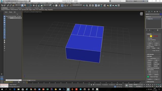 20. 3D Max Dersleri - Editable Poly - Edit Edges, ring, loop, connect, slice plane Uygulamaları смотреть онлайн