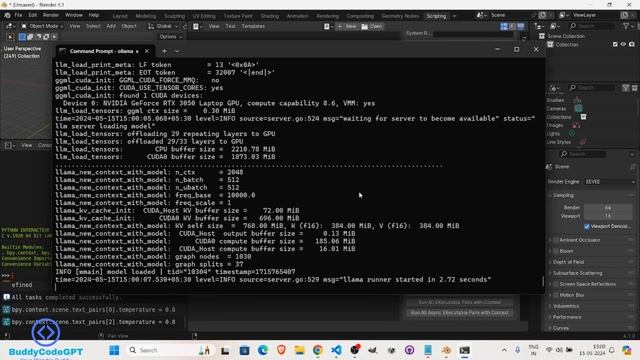 GENERATE AND EXECUTE CODES AUTOMATICALLY IN BLENDER - BuddyCode - A Blender AI Addon. Releasing Soo смотреть онлайн