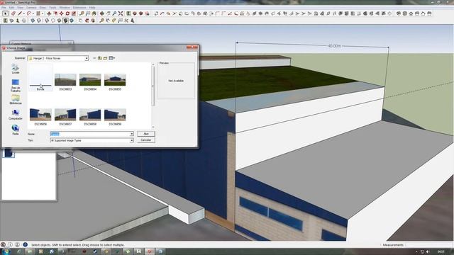 Sketchup Pro 2015 - Time Lapse - Hangar SDXE 1080p смотреть онлайн