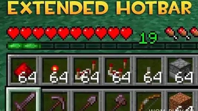 Скачать мод Extended Hotbar [1.20.1] смотреть онлайн