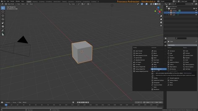Corso di Modellazione in Blender Lezione 7 - Mirror e Remesh смотреть онлайн