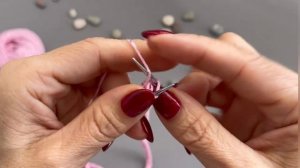 Шнур айкорд, очень простой шнурок спицами