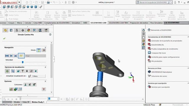 SOLIDWORKS Premium 2020 SP0 0   Mill2ax 4 Jose Perez   2022 02 08 17 37 29