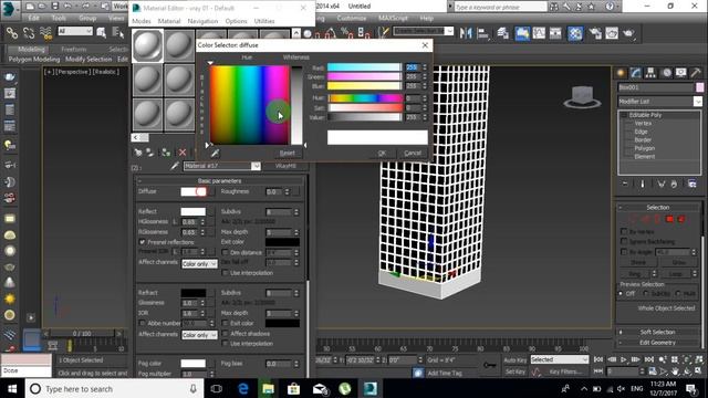 3ds max polygon material id Tutorial смотреть онлайн