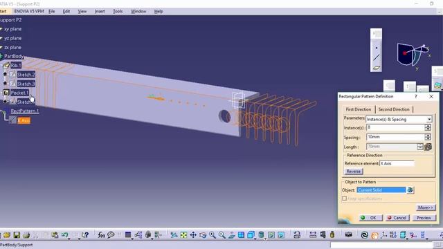 Multiple objects in catia v5 смотреть онлайн