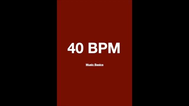 40 BPM Metronome ( Wood Block ) смотреть онлайн