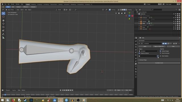 Armature Modifier [GER] Blender 2.8 смотреть онлайн
