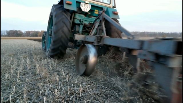 Оранка ЮМЗ 6 і ПЛН 3-35. Осінь 2020