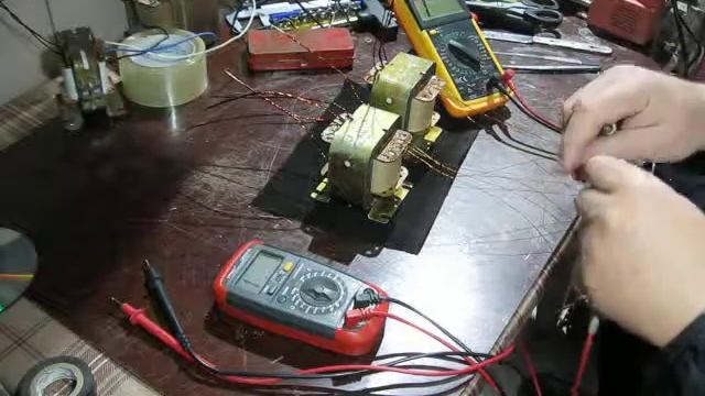 Замеры данных трансформаторов.