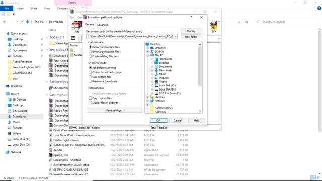 HOW TO EXTRACT AND INSTALL FILES OR GAMES IN THE .ZIP FORMAT смотреть онлайн