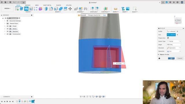 Fusion 360 for Beginners Toothpaste (Loft/Revolve/Decal) смотреть онлайн