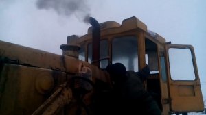 Запуск трактора Чтз т 170