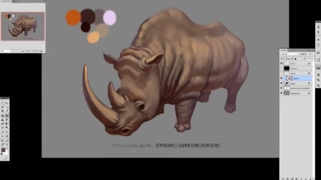 Extinct Animals #1 - Western Black Rhinoceros (Speed Painting) смотреть онлайн