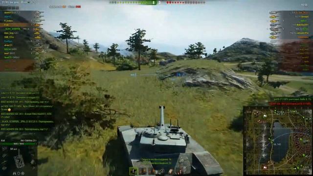 World Of Tanks - На бачате раздавил таракана!