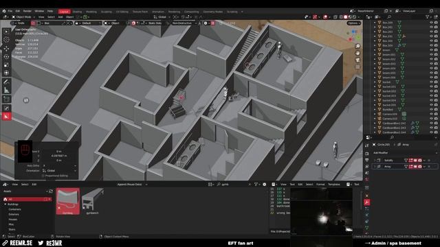 Blender → Resort interior & props part 6 смотреть онлайн