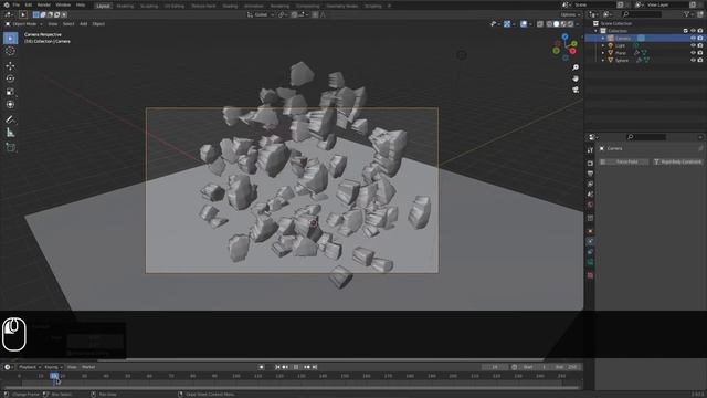 Explosion using Blender. Räjähdys Blenderillä смотреть онлайн