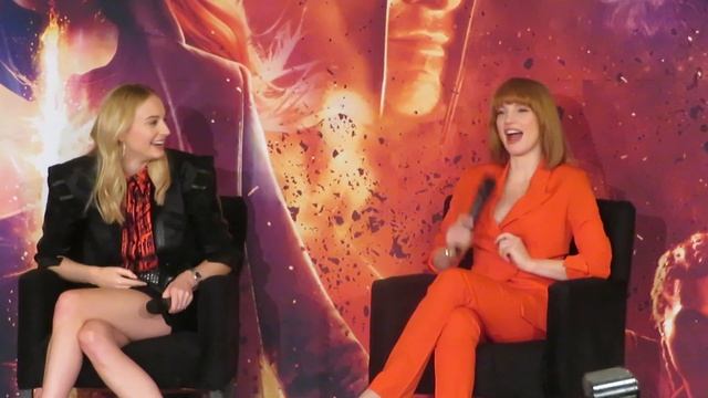 X-MEN DARK PHOENIX - CONFERENCIA - SOPHIE TURNER - JESSICA CHASTAIN - PARTE 1