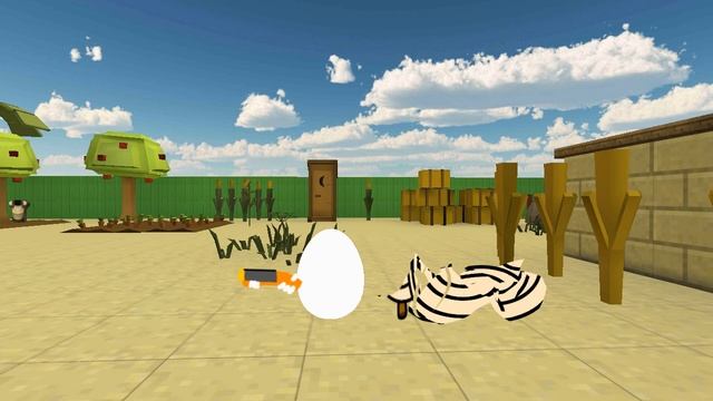 Chicken Gun Vs Shell Shocker || Animation