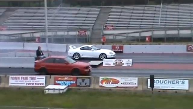 700whp supra VS 590whp quattro AUDI смотреть онлайн