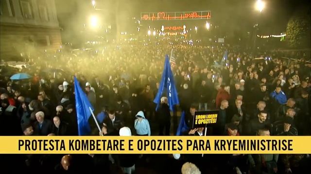 Dy orë protestë/ Mbyllet tubimi i opozitës para Kryeministrisë! Qytetarët hodhën tymuese dhe moloto смотреть онлайн