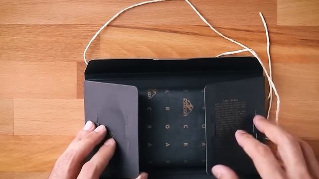 Handmade Classic Leather Wallet / Gift Packaging Opening смотреть онлайн