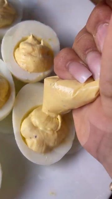 Deviled Egg Pumpkin Appetizers #shorts #lowcarbketo #prediabetes #lowcarbappetizer #fallappetizers