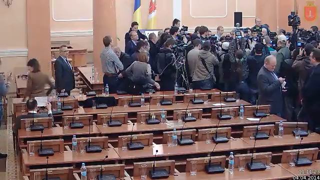 04/04/2014 Внеочередная сессия Одесского городского совета. [cam1] смотреть онлайн