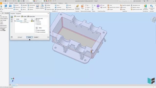 Cómo modificar piezas importadas Step con Autodesk Inventor смотреть онлайн