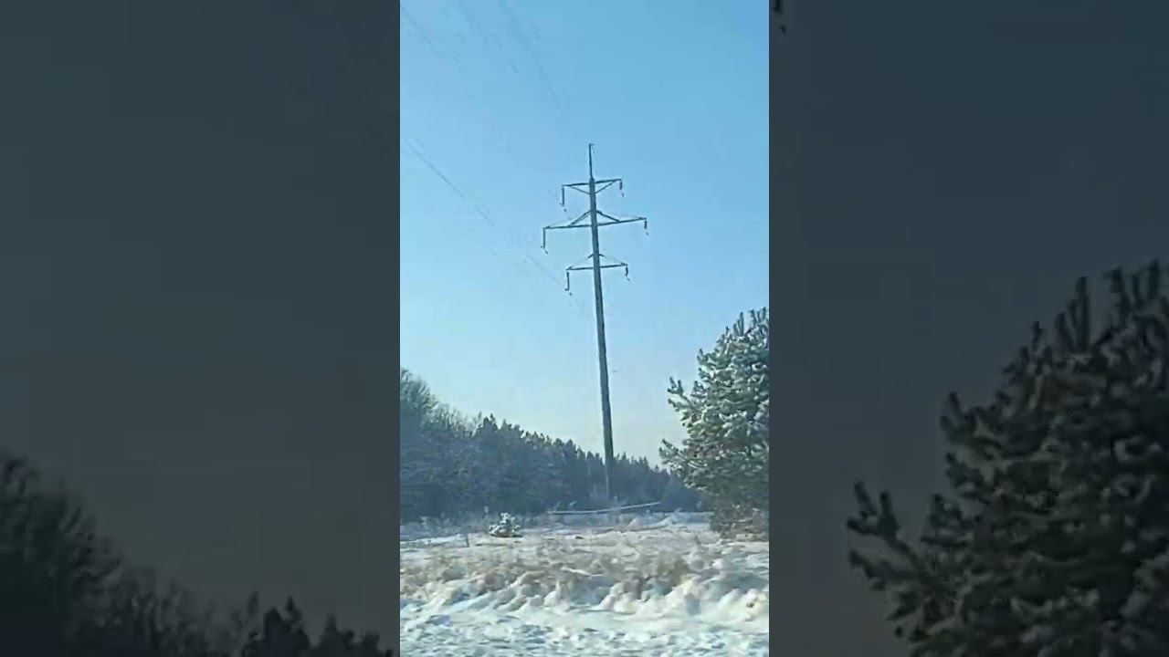 Зимняя красота. Дорога домой с Тамбовской области. смотреть онлайн