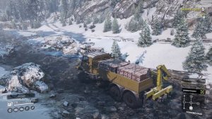 Snowrunner ➤ Аляска ➤ Кирпичи в реке | Прохождение #34