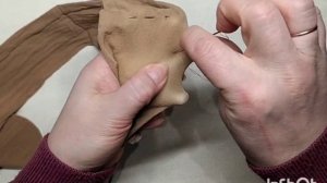 аккуратные ручки для куклы из капрона