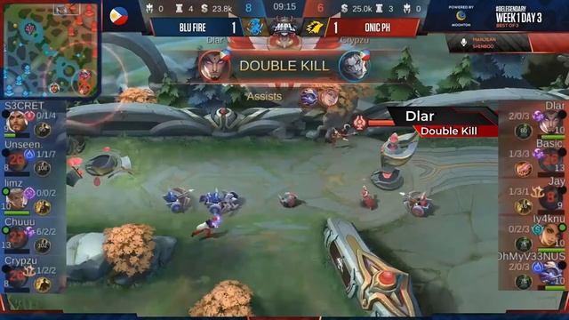 MPL Season 6 Week 1 Day 3 highlights ( Blacklist vs Smart Omega, Onic PH vs Blufire, Aura PH vs BSB смотреть онлайн