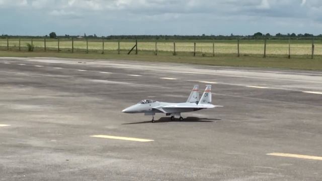 Maiden Flight F-15 Turbine Power Fly Eagle With Ram 750 смотреть онлайн