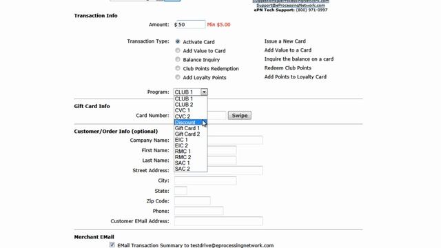 ePNGift Card Manager - Online Terminal - Activate Card смотреть онлайн