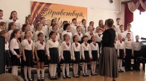 А.Ростовская "Баба сеяла горох" из цикла "Три песни на народные тексты" Хор "Акварель"