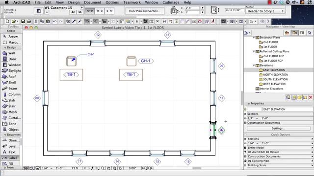 ArchiCAD Tutorial | How to Label Elements Automatically смотреть онлайн