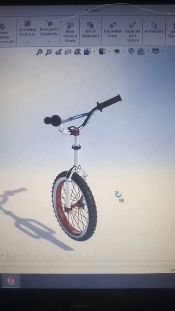 3D Model of Bicycle Steering and front Tyre in SolidWorks| Engineering Tech смотреть онлайн