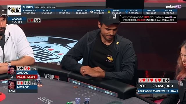WSOP Main Event Day 7 - WHO MAKES THE FINAL 18 with Kristen Foxen & Brian Rast смотреть онлайн