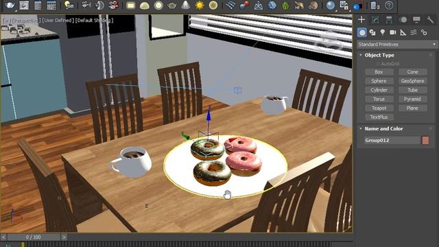 How To Make Donuts/Doughnuts In 3dsmax In A Kitchen?