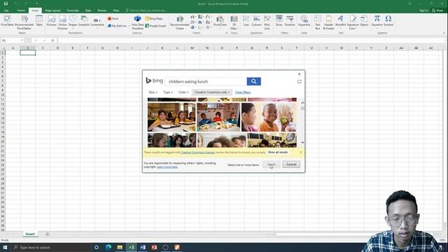 Inserting an Online Picture and From OneDrive смотреть онлайн