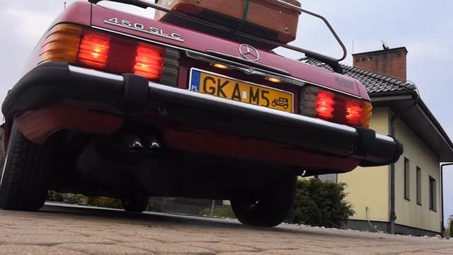 Mercedes Benz SLC 450 V8 exhaust sound смотреть онлайн