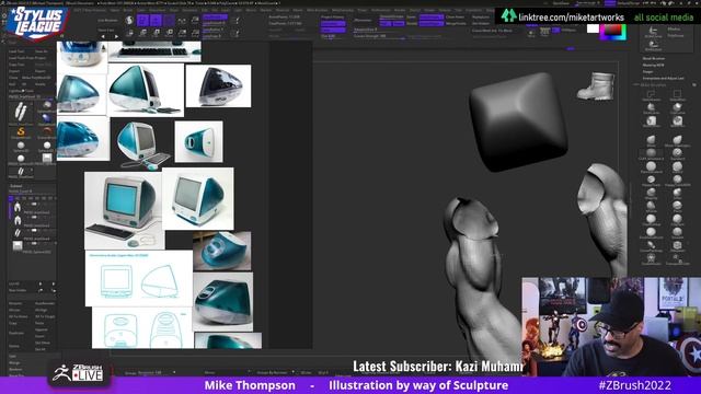 Mike T Artworks: Illustration by the Way of Sculpture - Mike Thompson - ZBrush 2022 смотреть онлайн