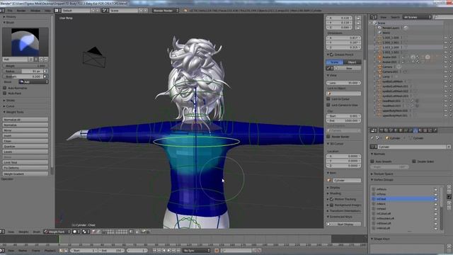 Blender with Arri :: Clothing & Rigging :: Part 04a смотреть онлайн