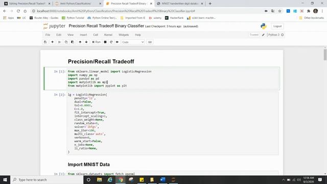 ML#Classification#7 - Precision and Recall Tradeoff смотреть онлайн